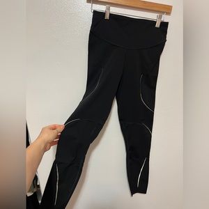 Black Base Pace reflective high rise pant 25”